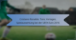Cristiano Ronaldo: Tore, Vorlagen, Spielauswirkung bei der UEFA Euro 2016